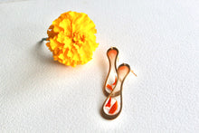 Load image into Gallery viewer, Peaches 'n Cream Oblong Earrings