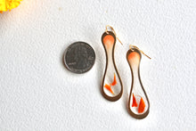 Load image into Gallery viewer, Peaches 'n Cream Oblong Earrings