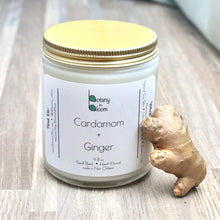 Load image into Gallery viewer, Cardamom & Ginger Natural Soy Wax Candle