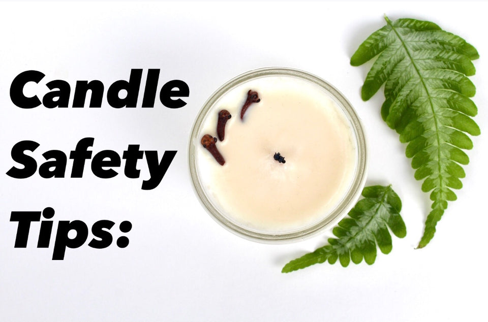natural soy candle, candle burning care and tips