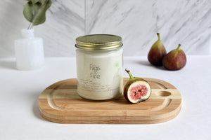 Fig and Fire Natural Soy Wax Candle