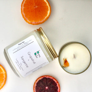 Grapefruit & Tangerine Natural Soy Wax Candle