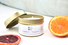 Load image into Gallery viewer, Grapefruit &amp; Tangerine Natural Soy Wax Candle
